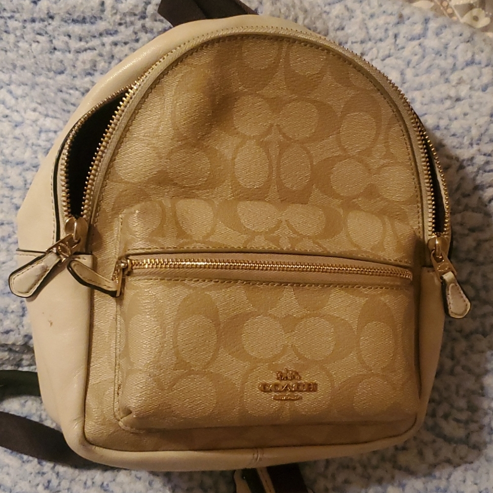 Mini coach backpack